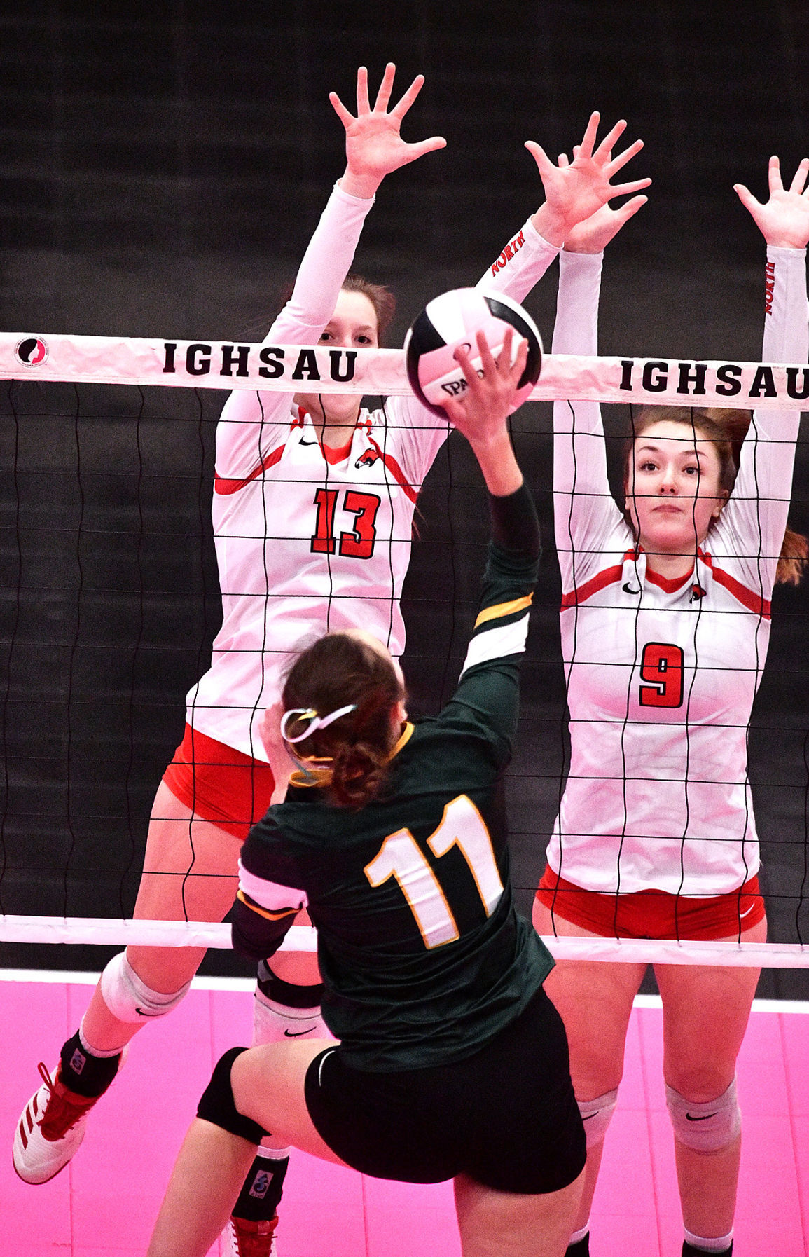 Gehlen Catholic vs North Tama state volleyball